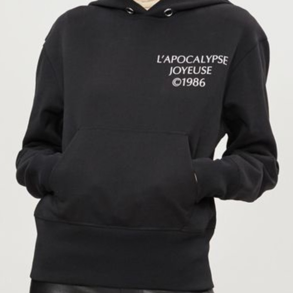 Helmut Lang Hoodie Sweatshirt L’Apocalypse Joyeuse